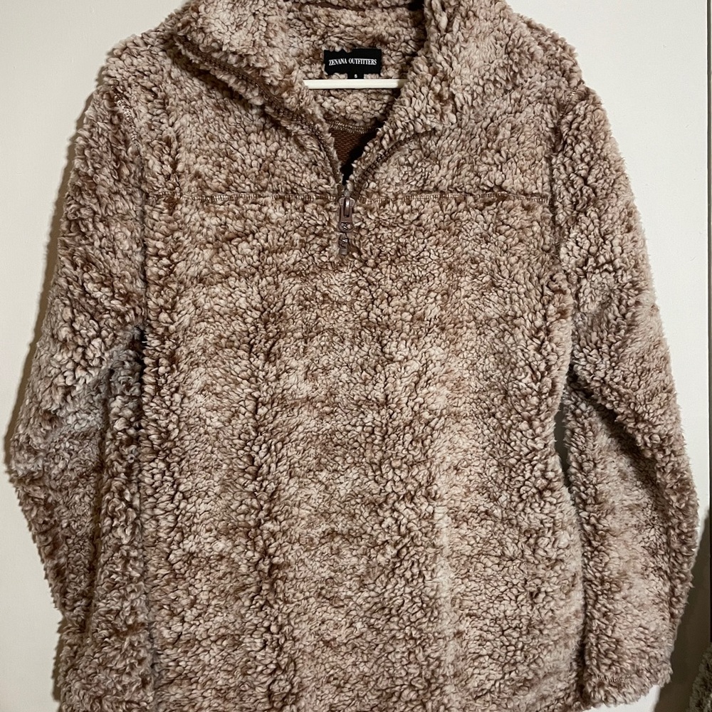 Zenana Outfitters Sherpa pullover